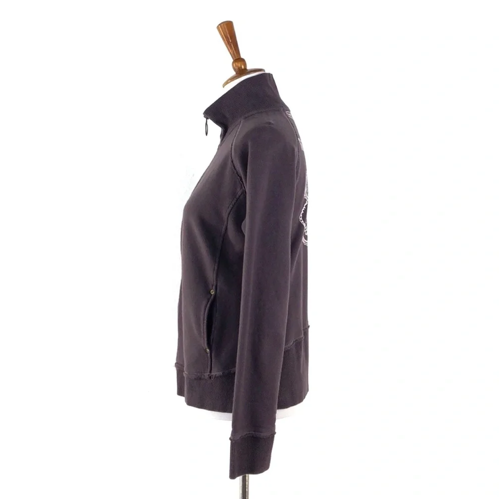 Lucy Plum Embroidered Back Long Sleeve Zip Jacket - Picture 3 of 8